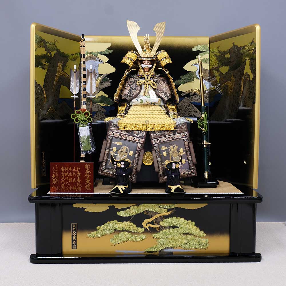 楽天市場】五月人形 久月 鎧平飾り 端午の節句 兜 鎧兜 鎧飾り 家紋