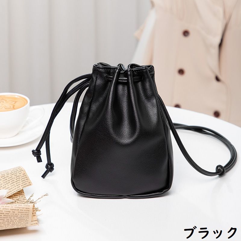 楽天市場】送料無料 ミニショルダーバッグ ポシェット 巾着型