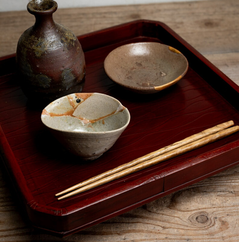 楽天市場】骨董○無地唐津ぐい呑み○古唐津 / 発掘修復品 (呼継品