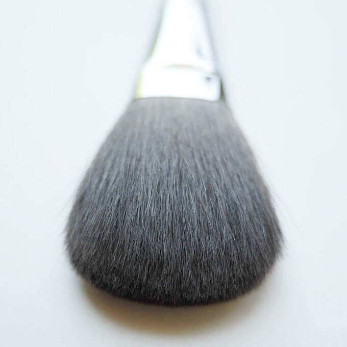 楽天市場】竹宝堂 熊野筆 メイクブラシ ジャンボフェイスブラシ 灰リス