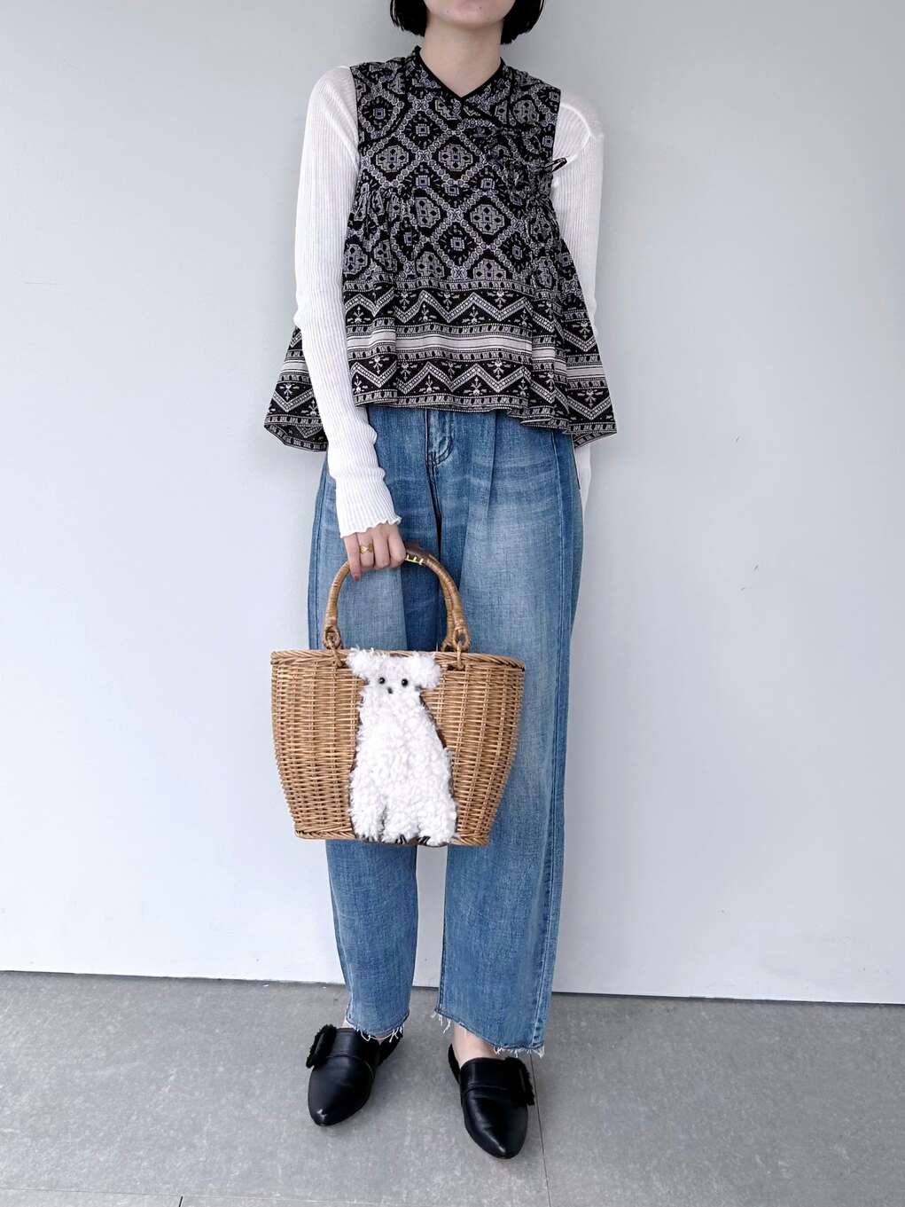 楽天市場】【MUVEIL】 シュナウザーカゴバッグ ミュベール かごバッグ