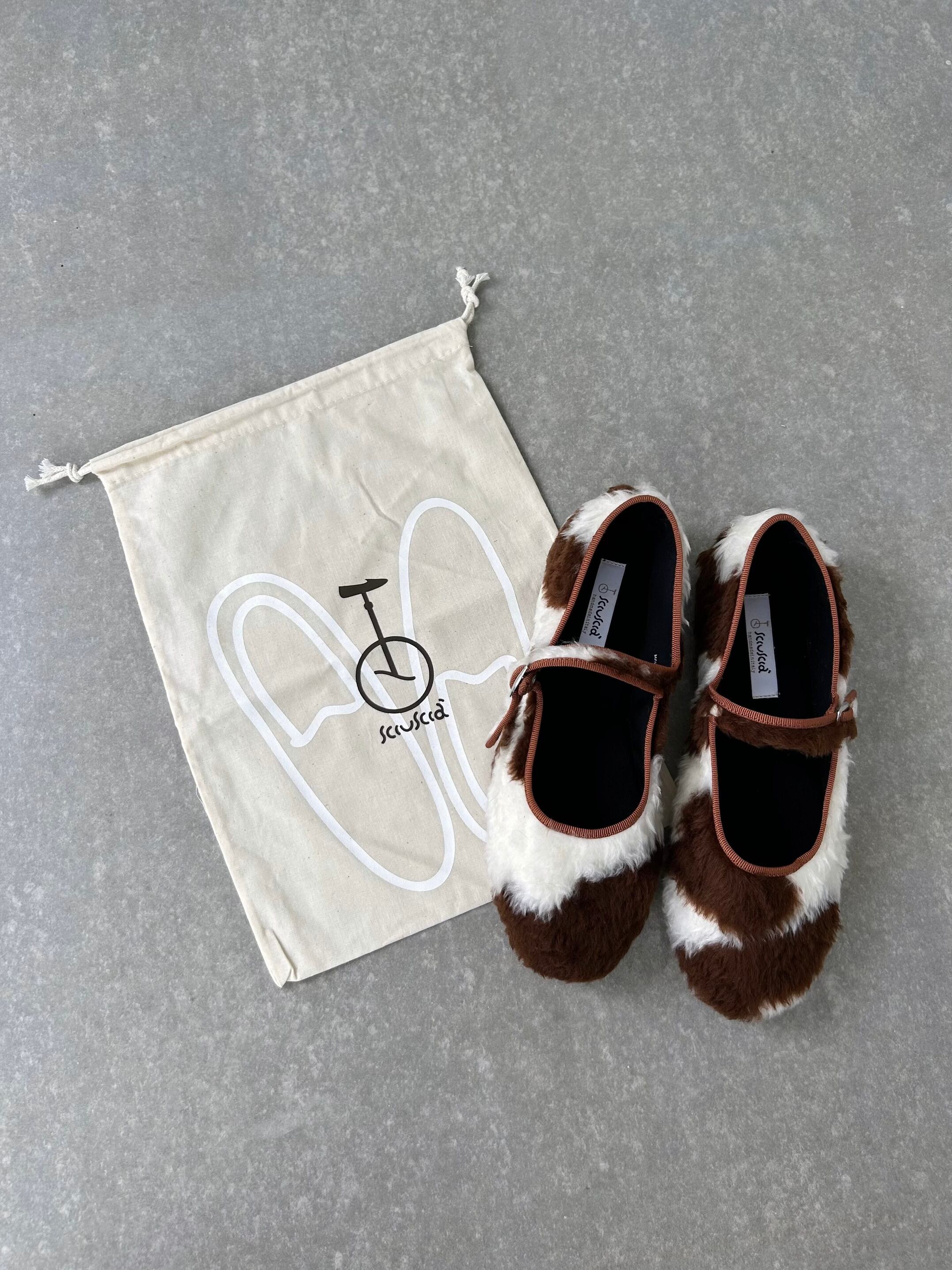 楽天市場】【Sciuscià】 MARYJANE COW シューシャ ファー 牛柄 メリー