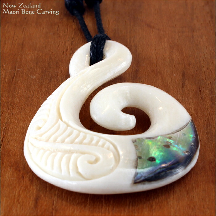 楽天市場】ニュージーランド ボーンカービング ペンダント ネックレス