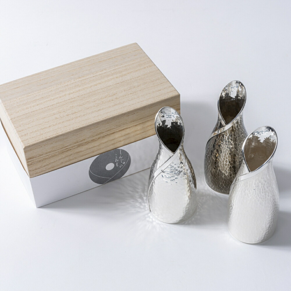 純銀 刻印 燗銚子 銚子 霰徳利 106g（ 花瓶一輪挿し酒器銀杯silver