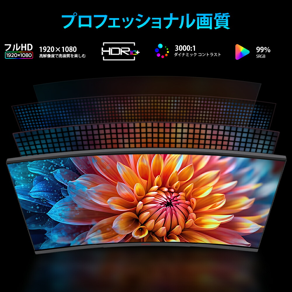 楽天市場】【10%OFFクーポン】KOORUI ☆180Hz モニター 曲面