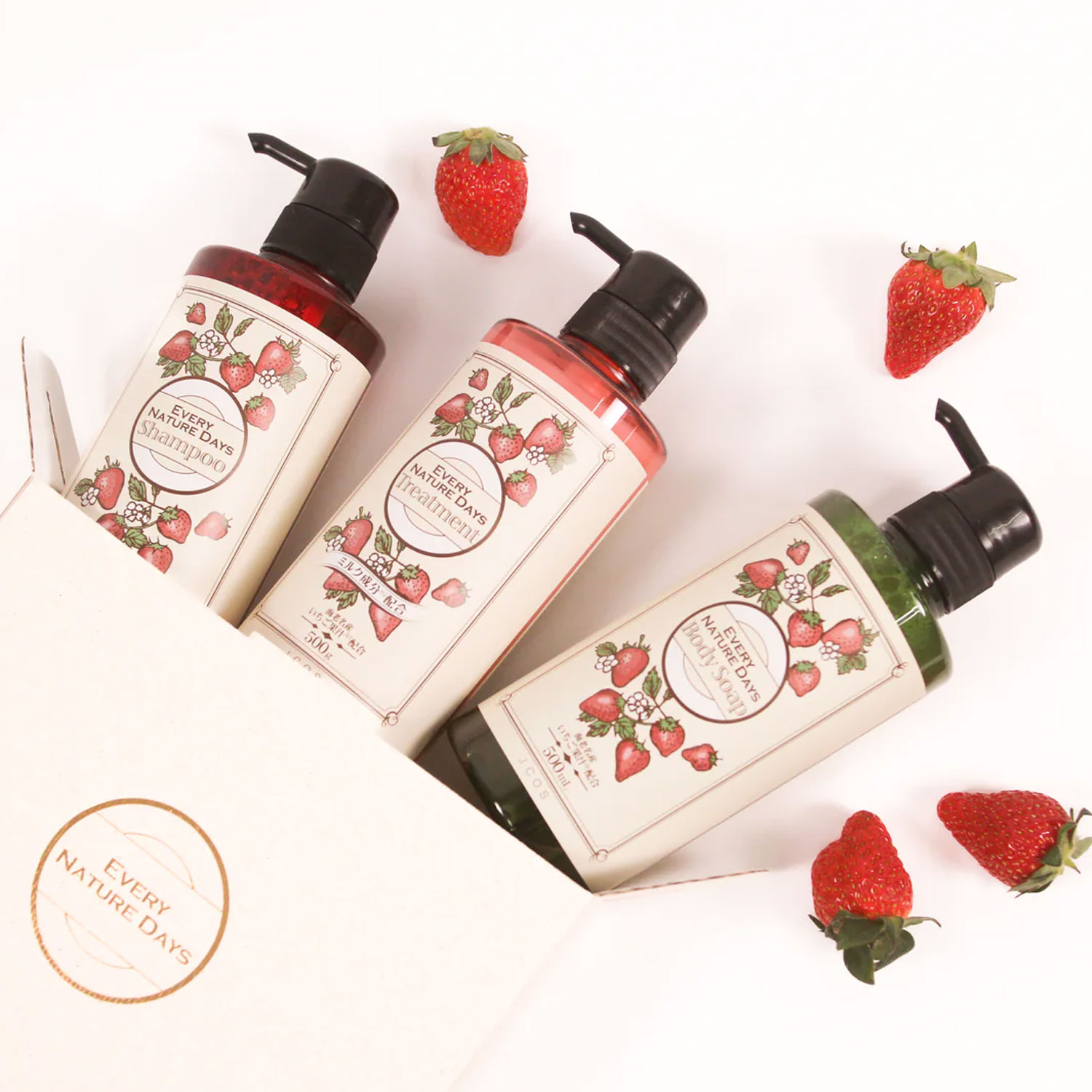 楽天市場】いちごシャンプー トリートメント サロン品質 ダメージケア