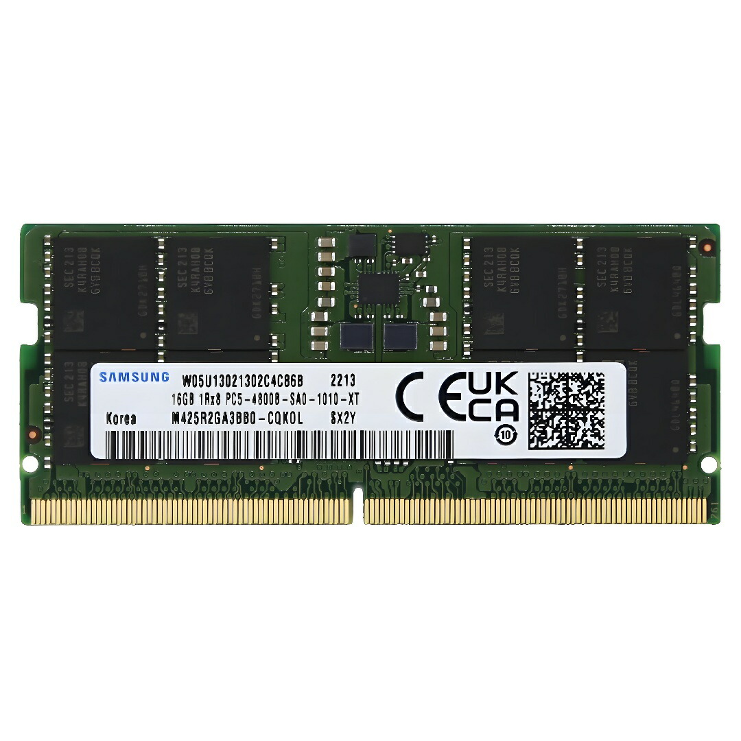 楽天市場】SAMSUNG サムスン純正 16GB (1x16GB) DDR5 4800MHz PC5