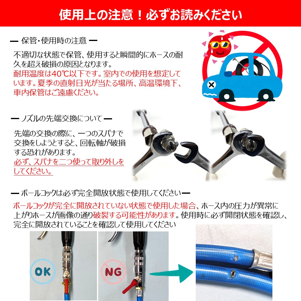 楽天市場】ケルヒャー K2クラシック ねじ式 専用 高圧ホース 6～30m