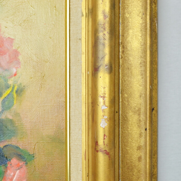 楽天市場】【訳あり】八木道夫 薔薇 油彩 オリジナル サイン入り 日本