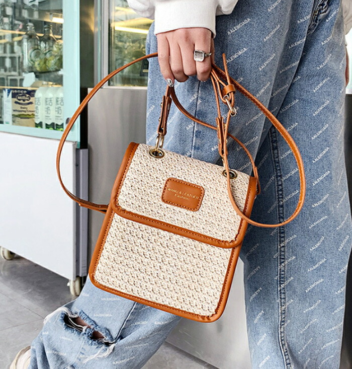 楽天市場】ショルダーバッグ かごバッグ ショルダー 手持ち レディース