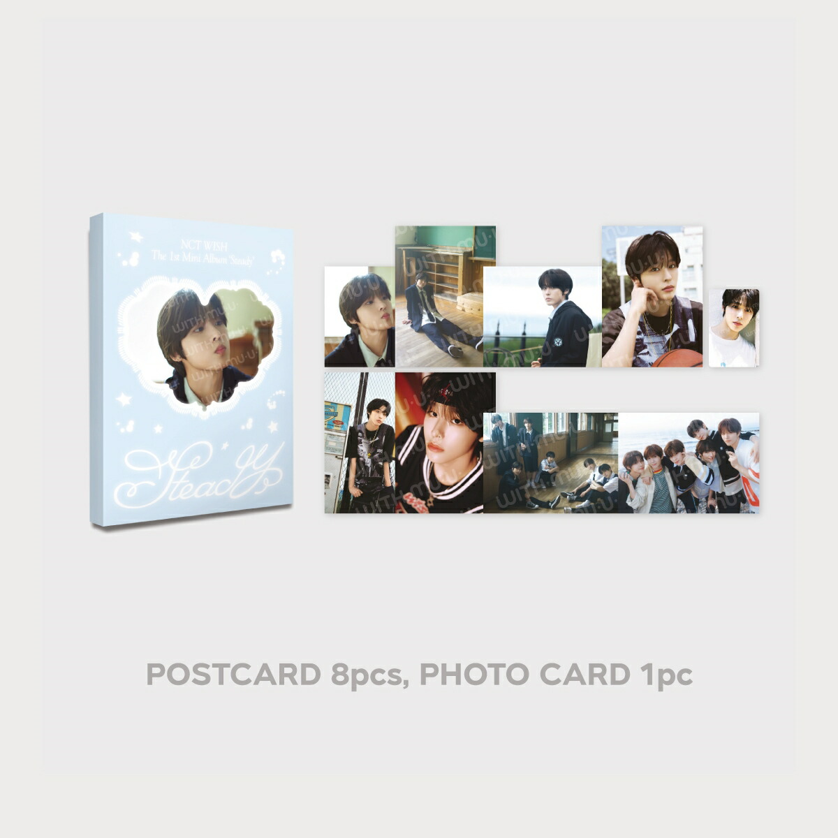 楽天市場】NCT WISH -POSTCARD SET/ 2024 [LET'S GO STEADY] 2nd