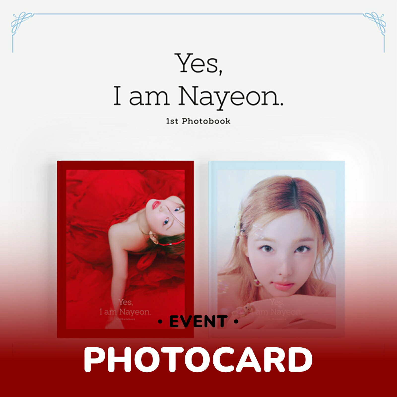 楽天市場】NAYEON - Yes, I am Nayeon. / 1st PHOTOBOOK (Burgundy ver