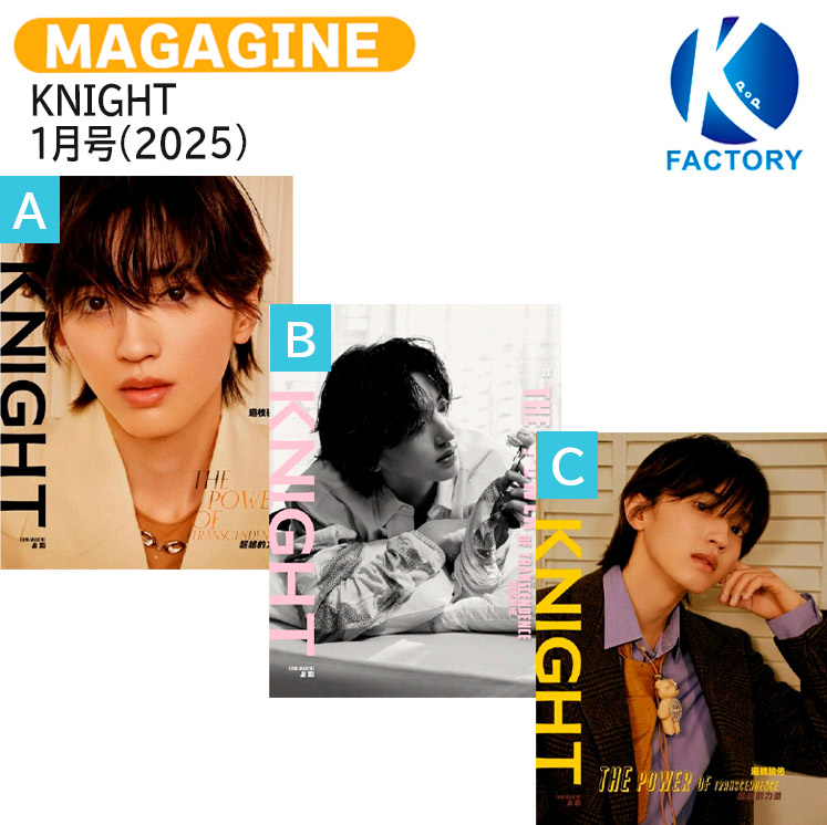 道枝駿佑 KNIGHT 中国雑誌 ポスター チェキ風フォトカード付 道枝駿佑