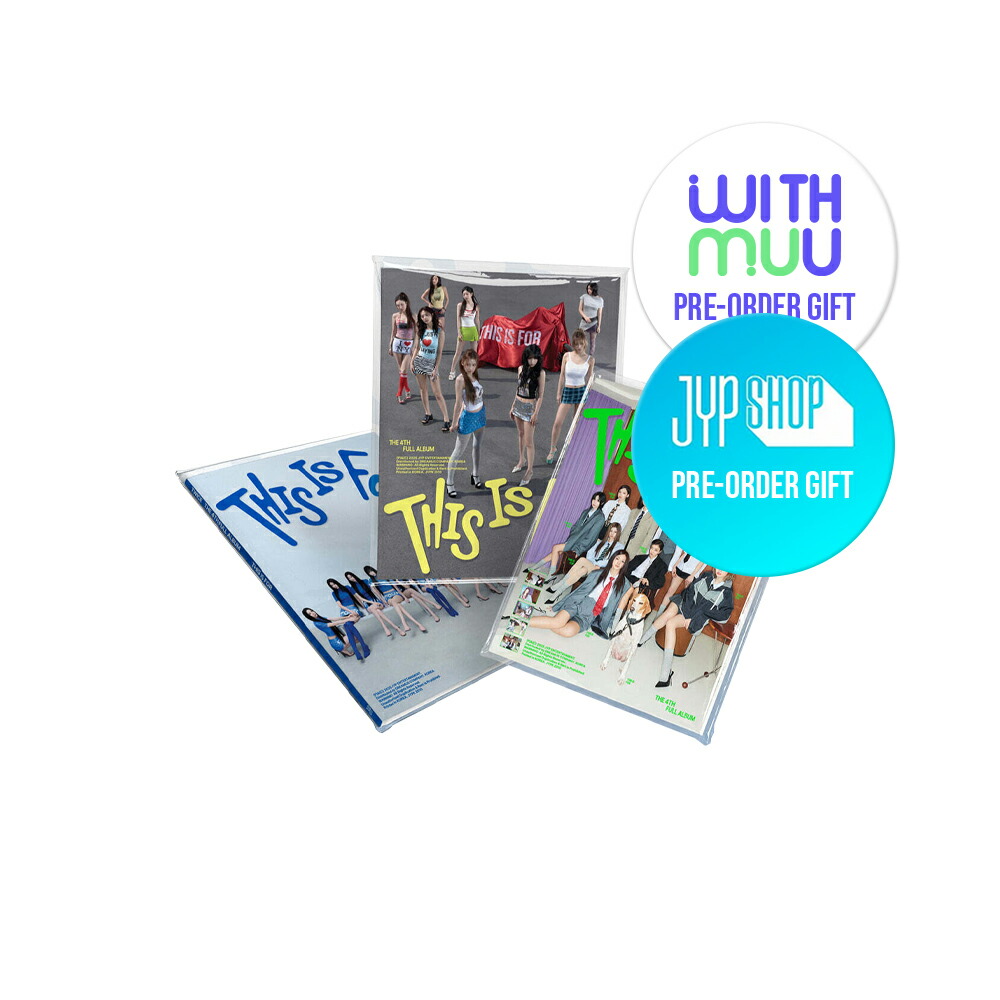 楽天市場】【Online特典選択】 TWICE - THIS IS FOR / Photobook ver