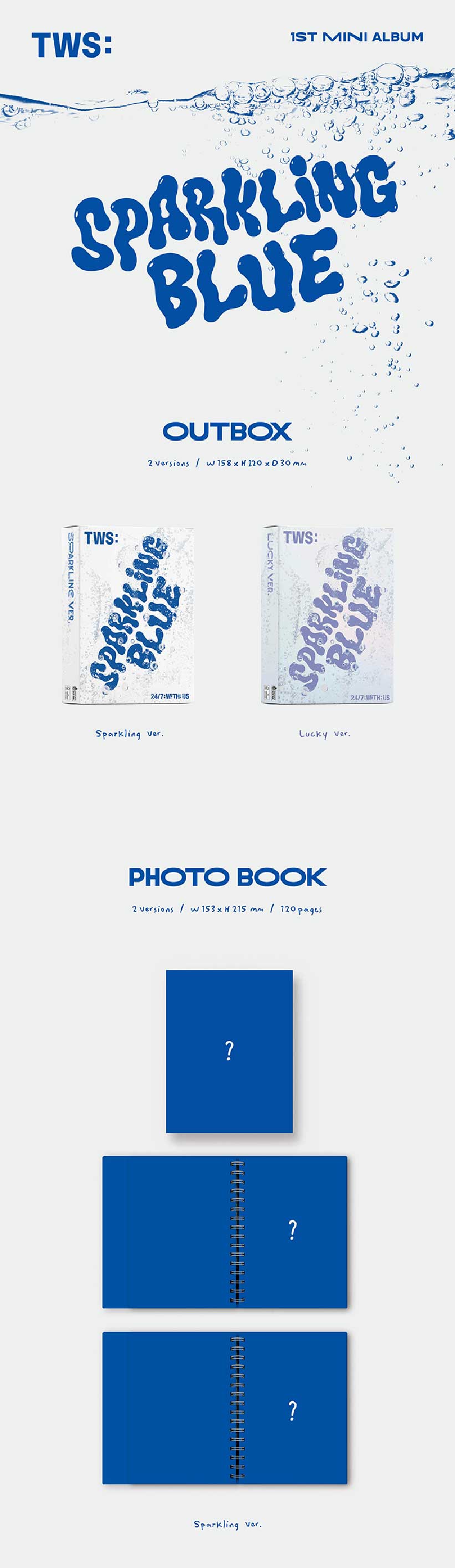 楽天市場】TWS - SPARKLING BLUE (MINI 1ST ALBUM) [1月22日発売