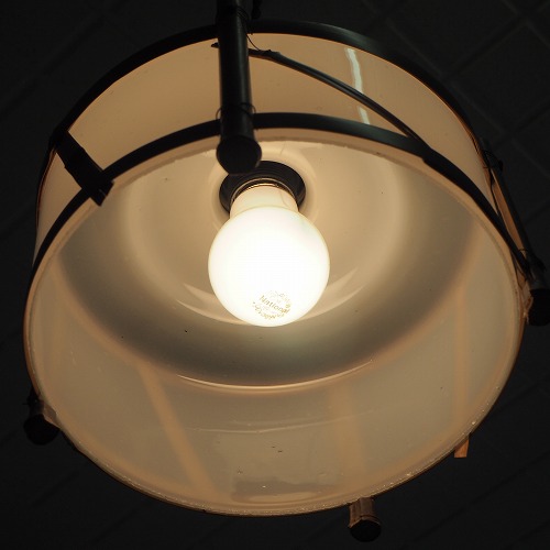 楽天市場】乳白色のガラスランプシェード コードなし 0138レトロ 電傘