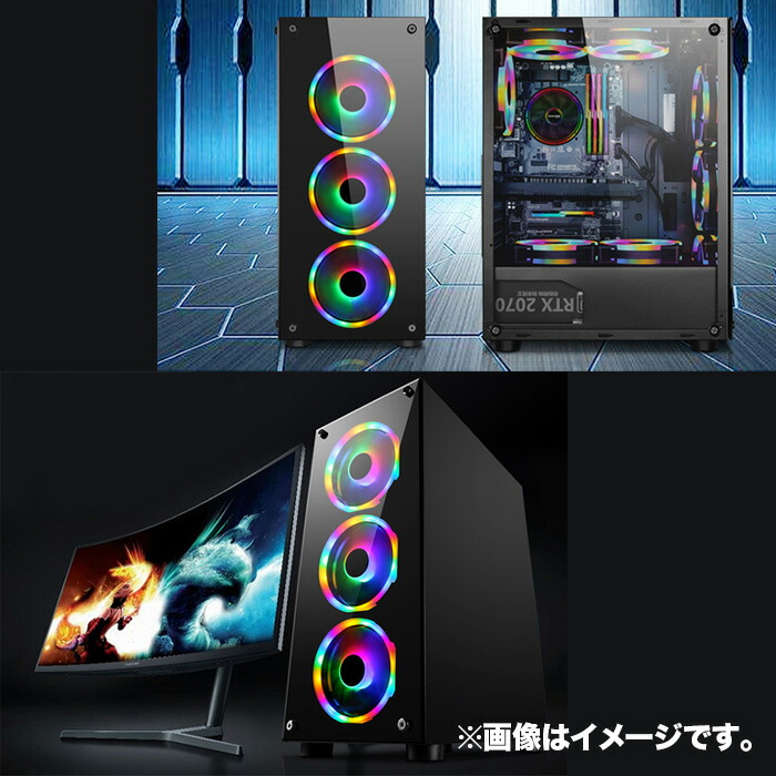 楽天市場】【新品】ゲーミング PCケース ミドルタワーケース Draw