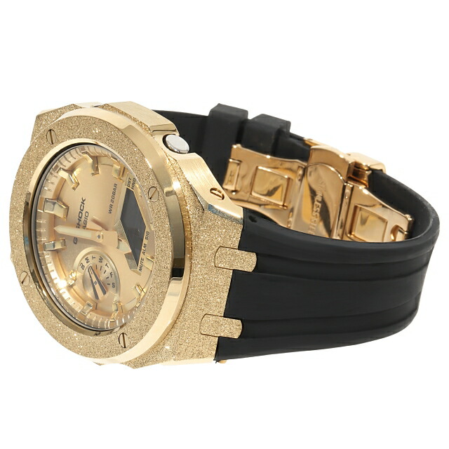 楽天市場】G-SHOCK GA2100gb GARISH GOLD フロステッド カスタム