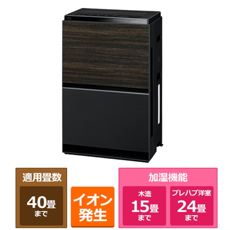 楽天市場】panasonic 加湿空気清浄機 木目調（季節・空調家電｜家電
