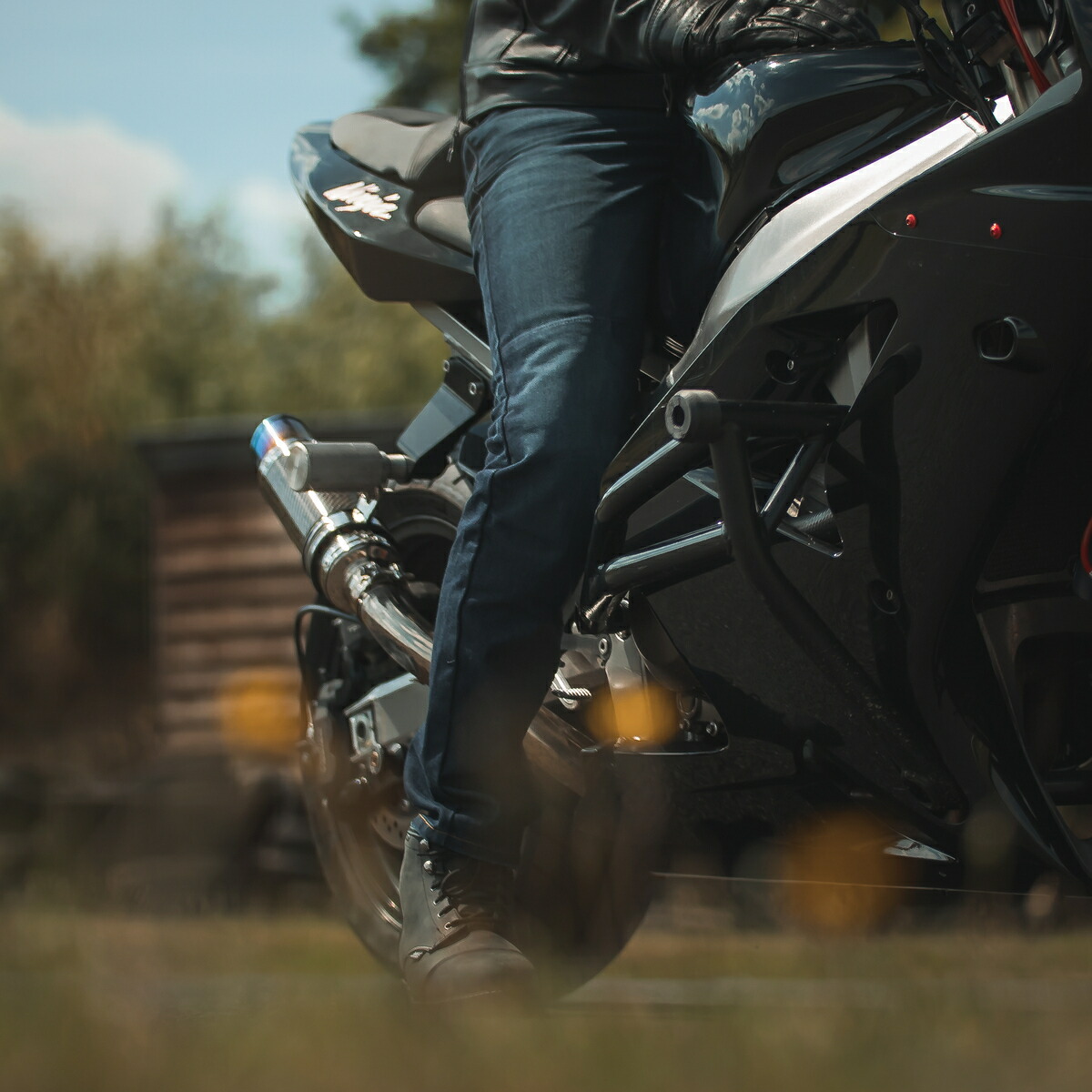 楽天市場】バイク用デニム オックスフォード アーマライトジーンズ