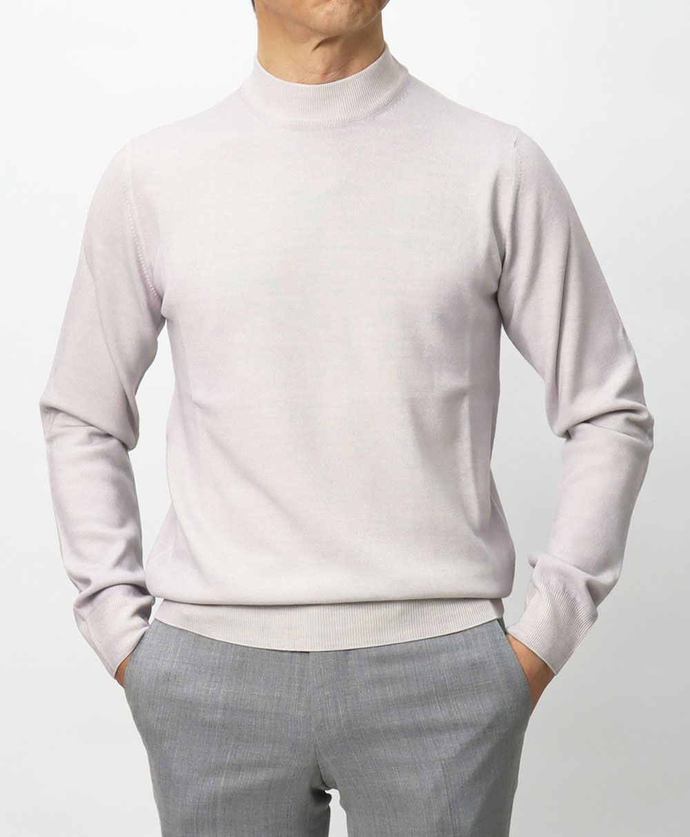 楽天市場】クルチアーニ / Cruciani / モックネック ハイゲージ ニット