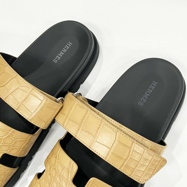 楽天市場】希少！レア！HERMES エルメス サンダル シプレ アリゲーター