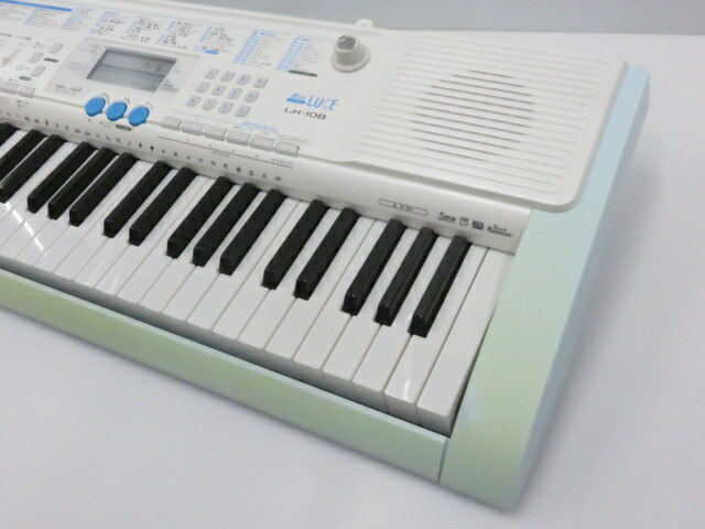 楽天市場】カシオ 光ナビ ルーチェ キーボード LK-108 ○YR-12516