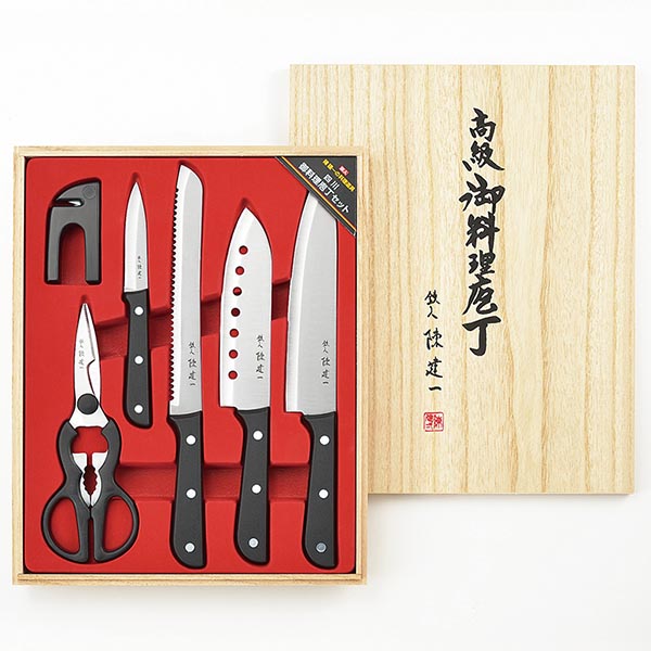 楽天市場】陳建一 御料理包丁6PCセット (CK-534) 桐箱入 キッチン