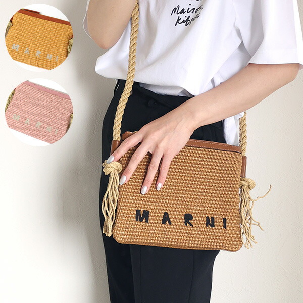 楽天市場】MARNI マルニ MARCEL Small Shoulder Bag ショルダーバッグ