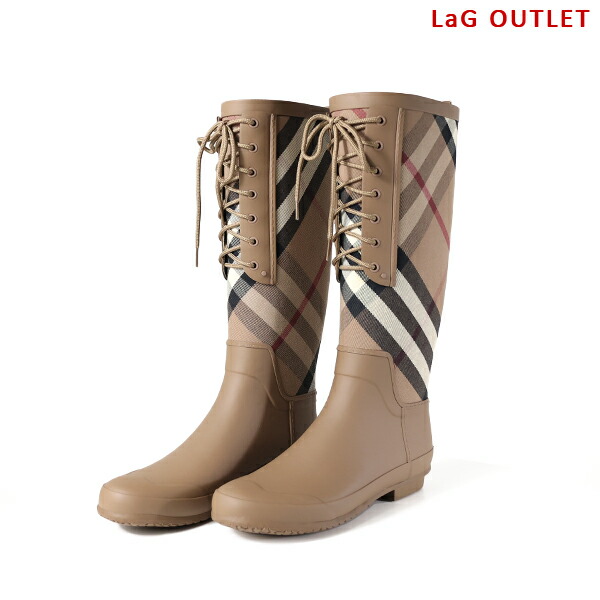楽天市場】アウトレット Burberry バーバリー レインブーツ Simeon Eye