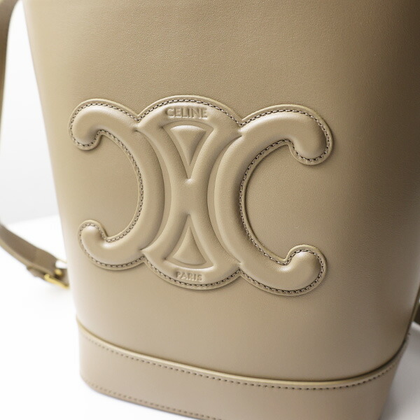 楽天市場】CELINE セリーヌ Cuir Triomphe Small Bucket Bag スモール