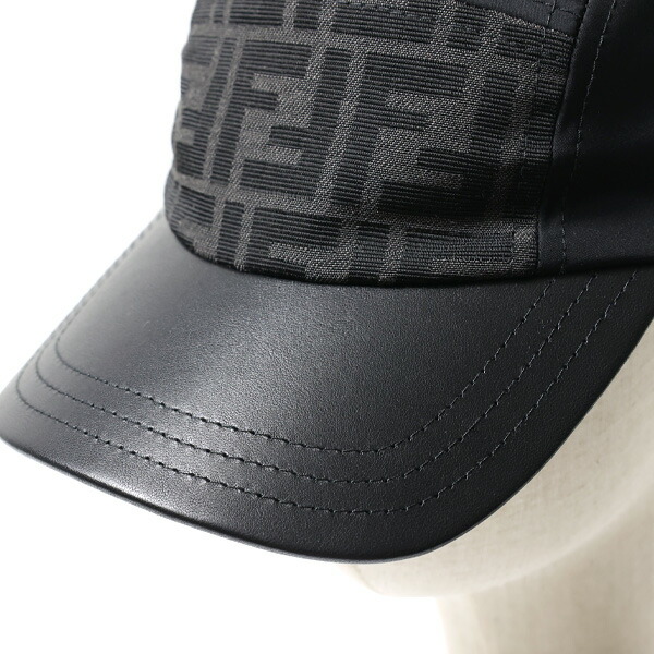 楽天市場】FENDI フェンディ Black Nylon Baseball Cap ベースボール