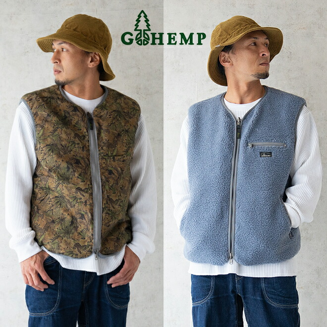 楽天市場】GOHEMP ゴーヘンプ BROWN LODGE VEST ブラウンロッジ ベスト