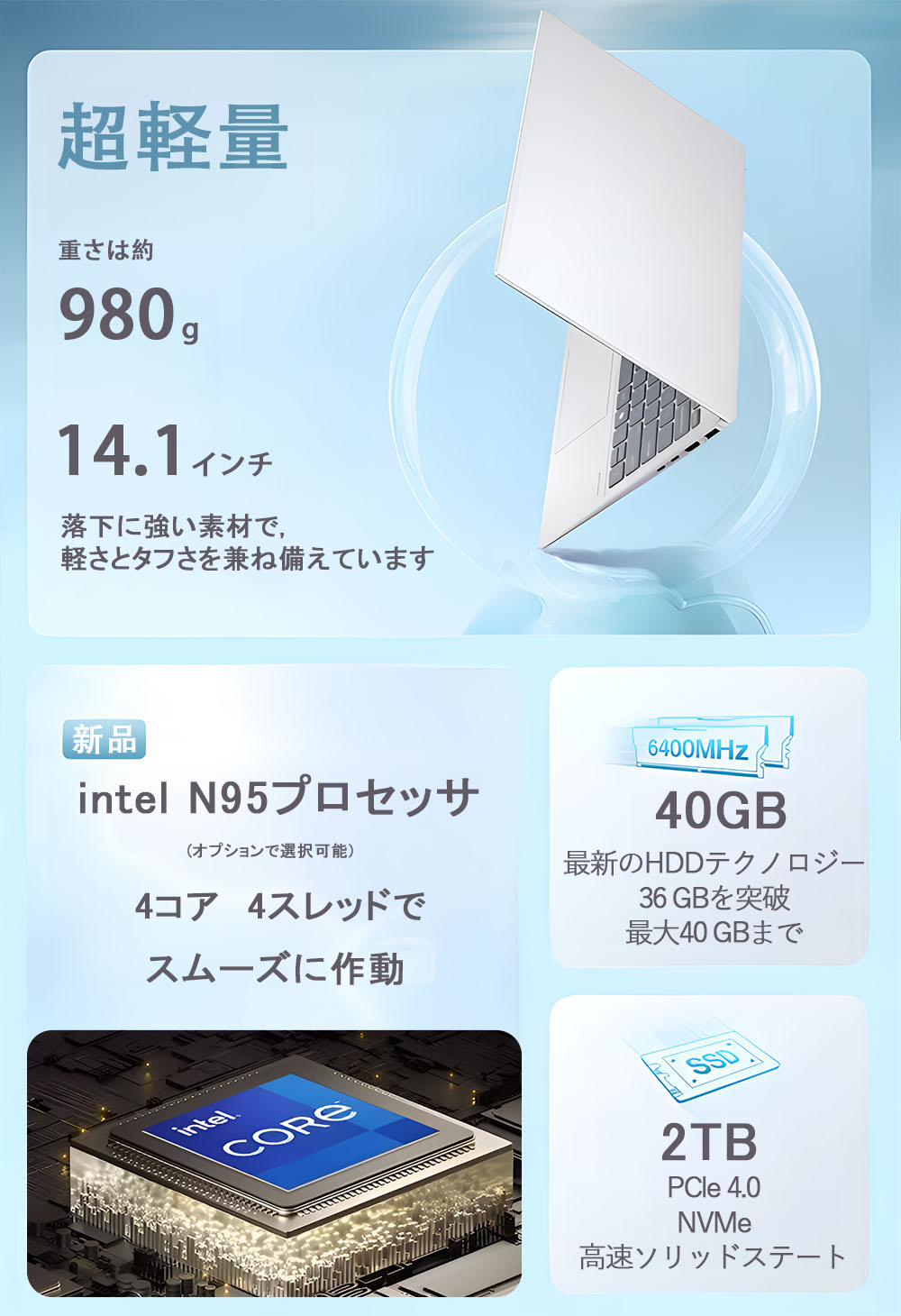 楽天市場】【楽天1位】【新品】ノートパソコン パソコン 第13世代CPU