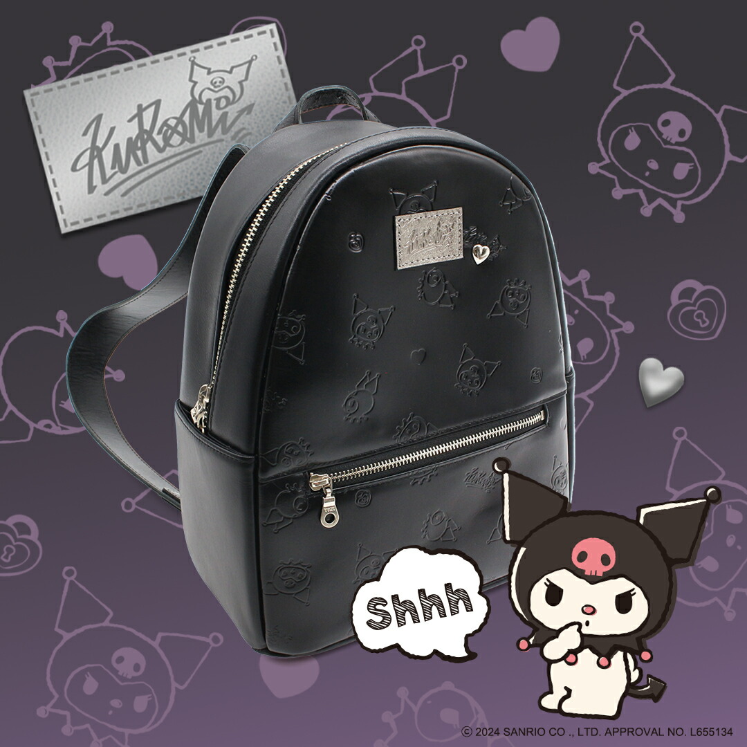楽天市場】【サンリオキャラクターズ】KUROMI クロミ 本革 リュック
