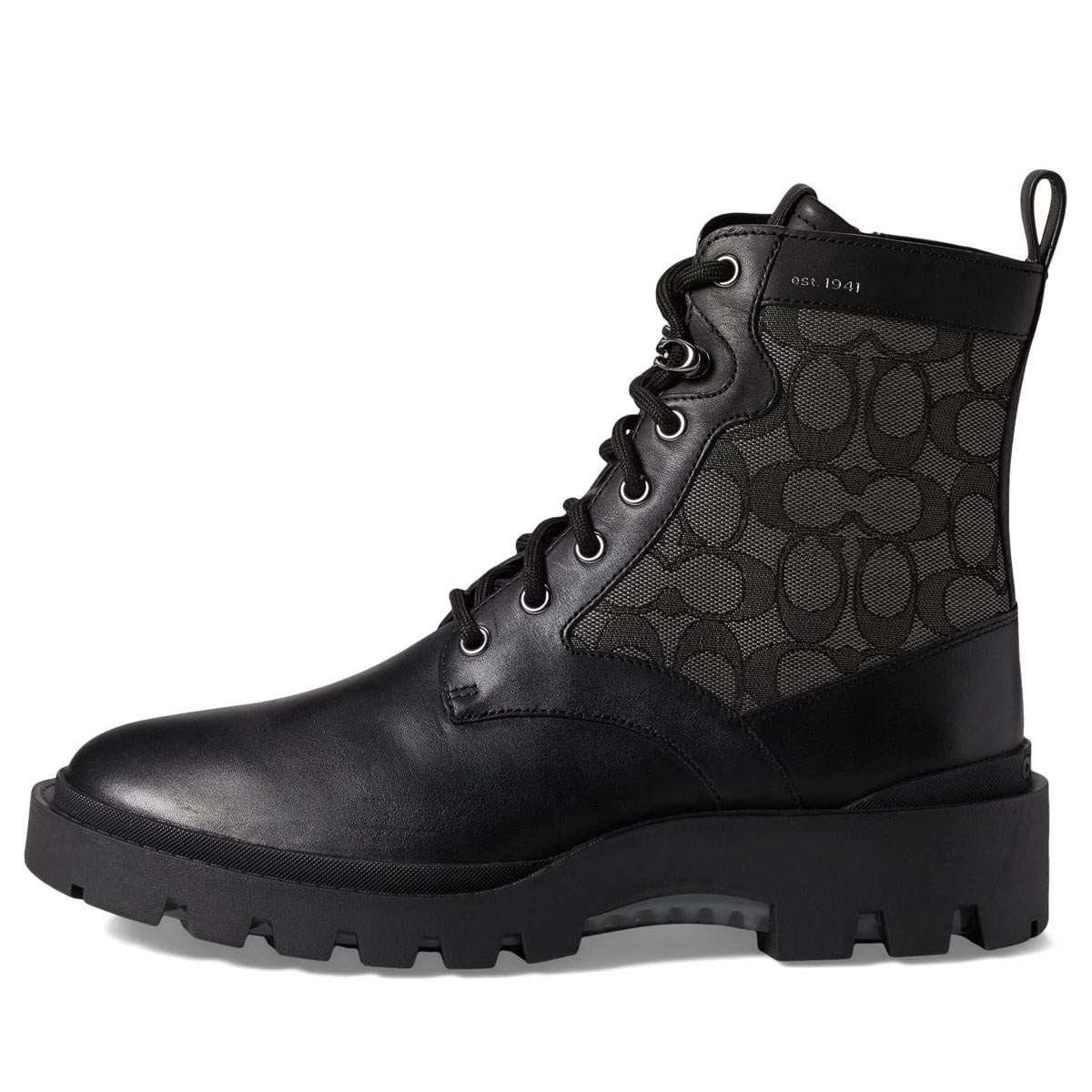 楽天市場】コーチ ブーツ メンズ ワークブーツ 本革 編み上げ ショート