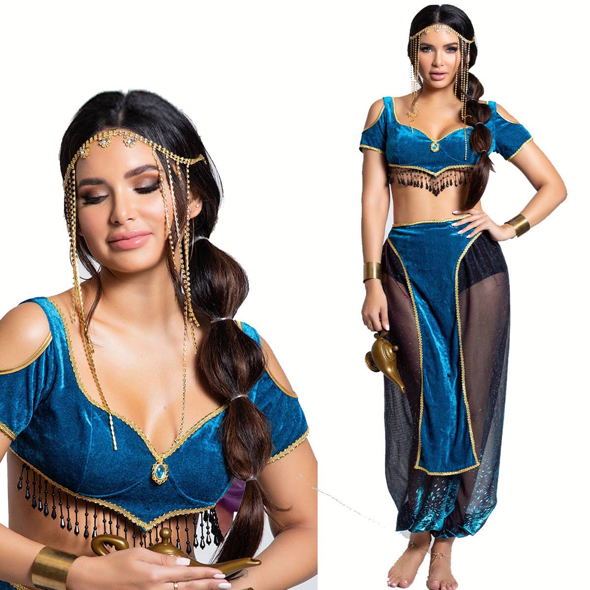 楽天市場】アラジン ジャスミン コスプレ コスチューム 衣装 大人