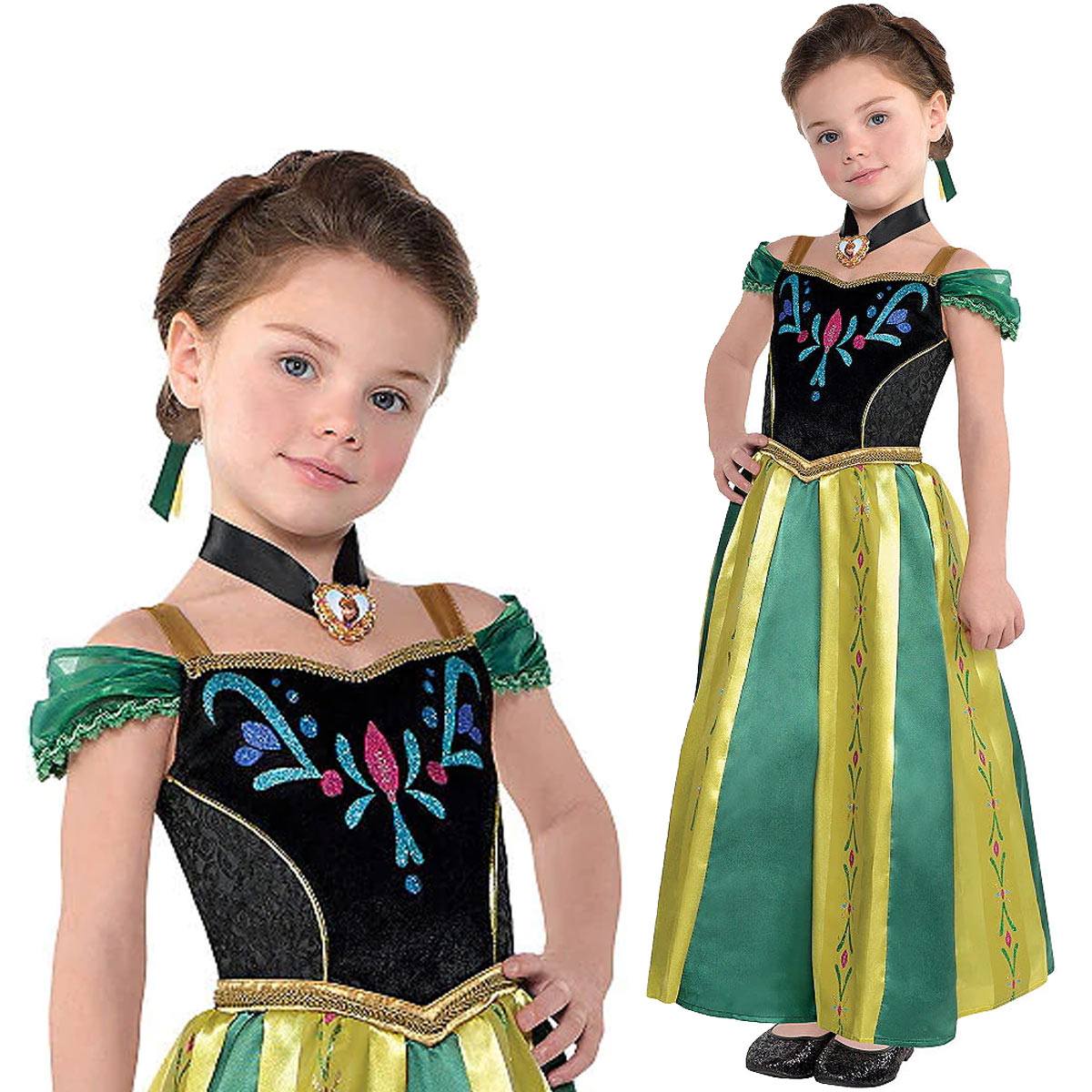 楽天市場】アナと雪の女王 ドレス 子供 アナ 戴冠式 アナ雪 キッズ