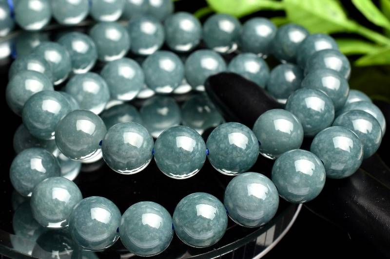 楽天市場】ミャンマー産 青翡翠(ブルージェダイト) 9.5mm 天然石