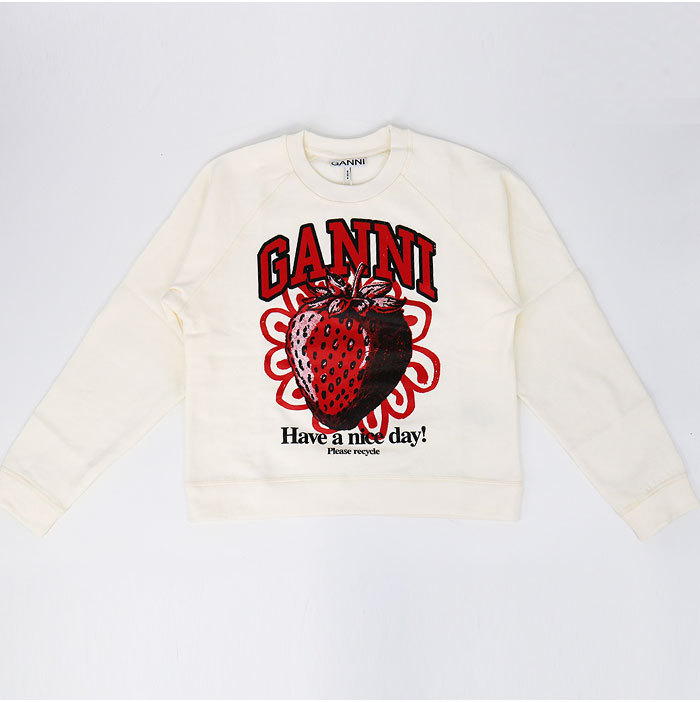 楽天市場】GANNI ガニー レディース スウェット T3764 ISOLI RAGLAN