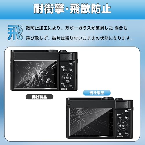 楽天市場】LUMIX DC-TZ99 カメラフィルム 強化ガラス9H高硬度 耐衝撃