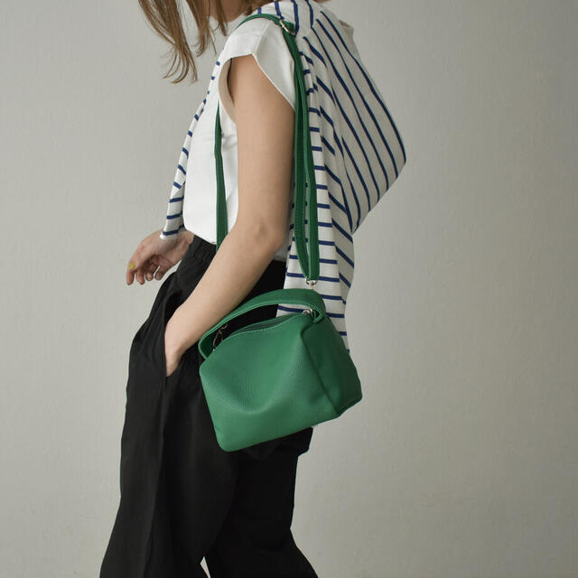 楽天市場】ミニボックス ショルダーバッグ グリーン/イエロー : THE