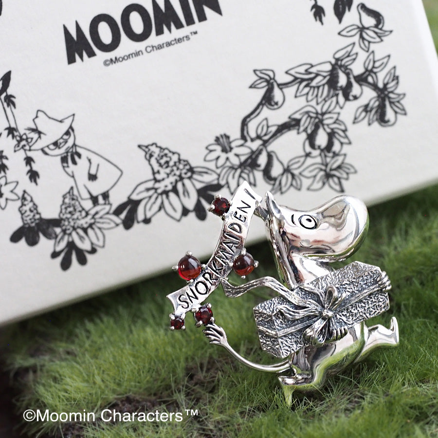 楽天市場】碌山 走るムーミン ブローチペンダント 公式 ムーミン×碌山