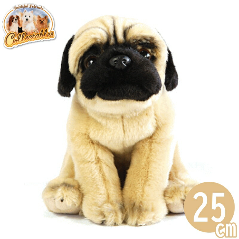 楽天市場】パグ フォーン ぬいぐるみ 犬 イヌ いぬ リアル faithful