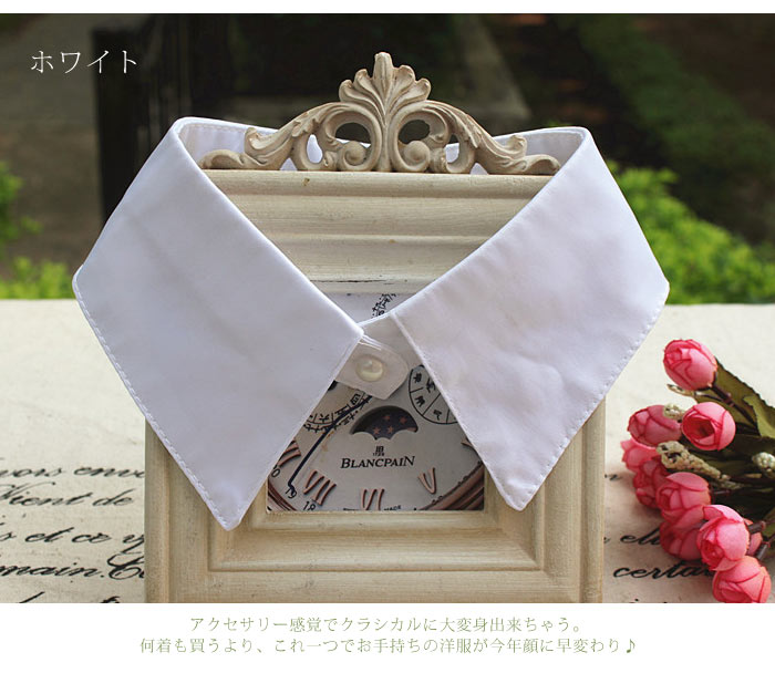 楽天市場】【ネコポス送料無料】つけ襟 付け襟 ティペット ステン