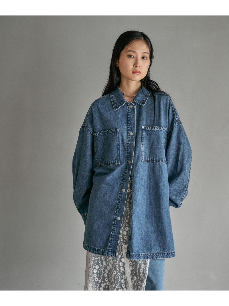 楽天市場】【SALE／20%OFF】フリンジパッチ/BIGデニムシャツ LEPSIM