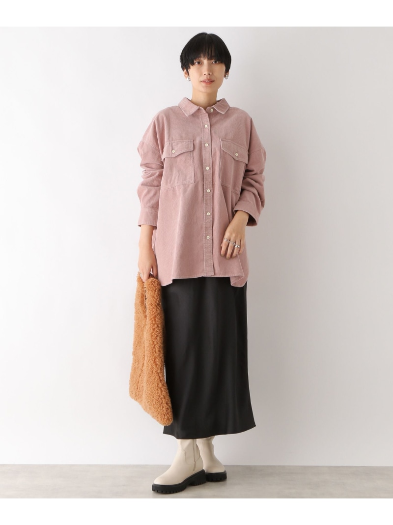 楽天市場】(W)コーデュロイBIGSH LEPSIM レプシィム トップス シャツ