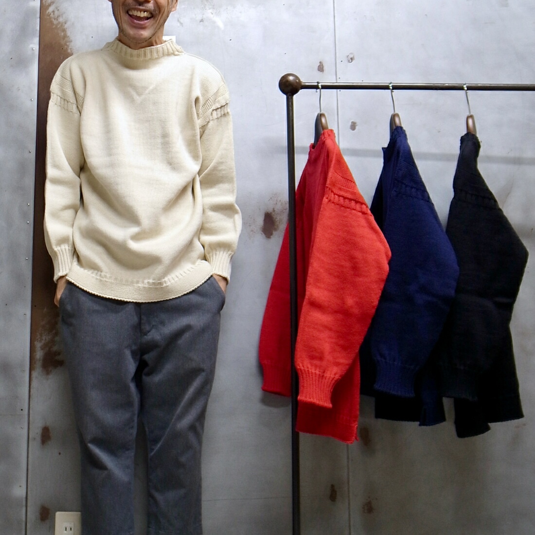 楽天市場】【 Guernsey WOOLLENS / ガンジーウーレンズ 】 Trad