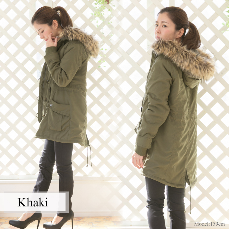 楽天市場】[クーポンで11590円] 裏ボア モッズコート レディース