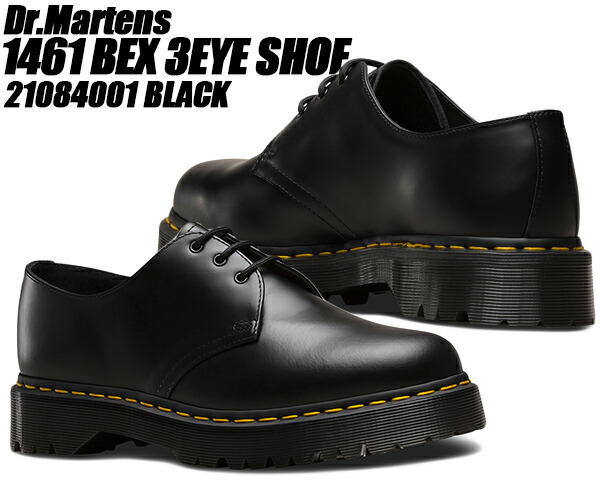 楽天市場】Dr.Martens 1461 BEX 3EYE SHOE BLACK 21084001 ドクター